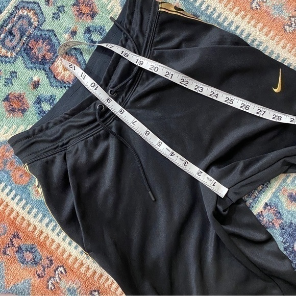 Nike XS Black Gold Side Logo Open Hem Pants‎ Track Pants - Picture 14 of 14